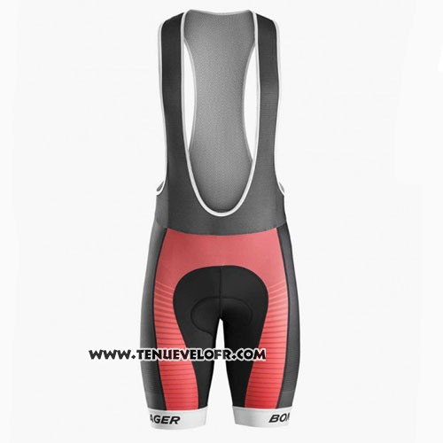 2016 Maillot Ciclismo Trek Bontrager Rouge et Noir Manches Courtes et Cuissard